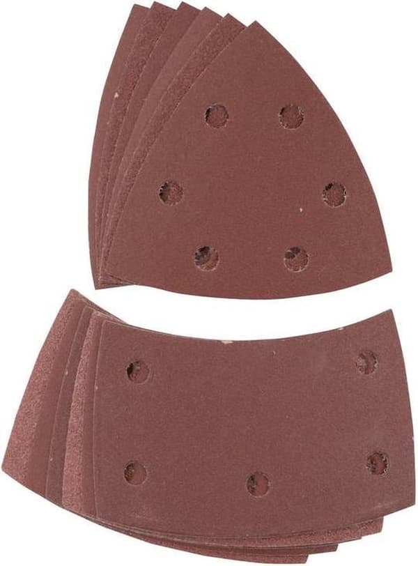 KWB Slipskiva 100 x 62, 93 mm - Korn 60 - Kardborrefäste - 496106 - 5 st.