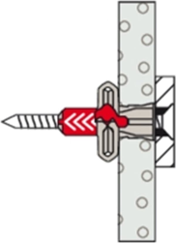 Fischer Universalplugg med skruv - 12x60mm