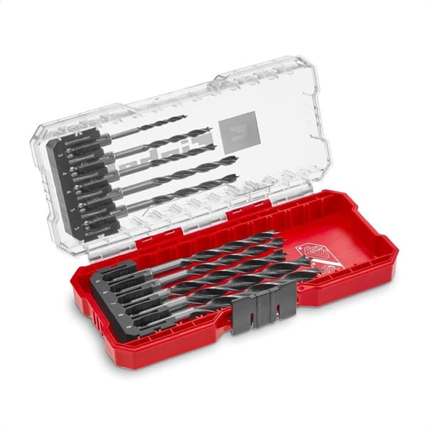 Einhell 108733 Træspiralpanelsæt 10 styk 3 mm, 4 mm, 5 mm, 6 mm, 7 mm, 8 mm 1 sæt(er)
