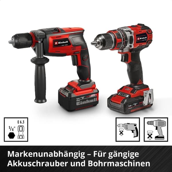 Einhell 108733 Træspiralpanelsæt 10 styk 3 mm, 4 mm, 5 mm, 6 mm, 7 mm, 8 mm 1 sæt(er)