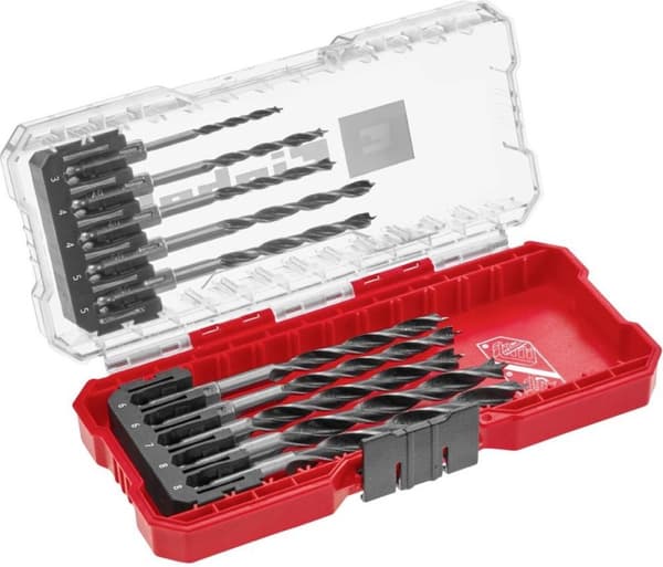 Einhell 108733 Træspiralpanelsæt 10 styk 3 mm, 4 mm, 5 mm, 6 mm, 7 mm, 8 mm 1 sæt(er)