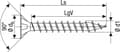 Miniatyrbillede 5 af 9: Spax Spånpladeskrue Galvaniseret Torx 4,0 x 35 (200) - 200 stk.