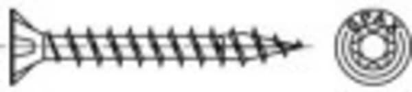 Spax Spånpladeskrue Galvaniseret Torx 4,0 x 35 (200) - 200 stk.