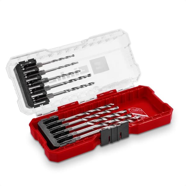 Einhell 108723 spiralborrset i metall 10 delar 2 mm, 2,5 mm, 3 mm, 3,5 mm, 4 mm, 4,5 mm, 5 mm, 5,5 m