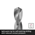 Miniatyrbild 6 av 9: Einhell 108723 spiralborrset i metall 10 delar 2 mm, 2,5 mm, 3 mm, 3,5 mm, 4 mm, 4,5 mm, 5 mm, 5,5 m