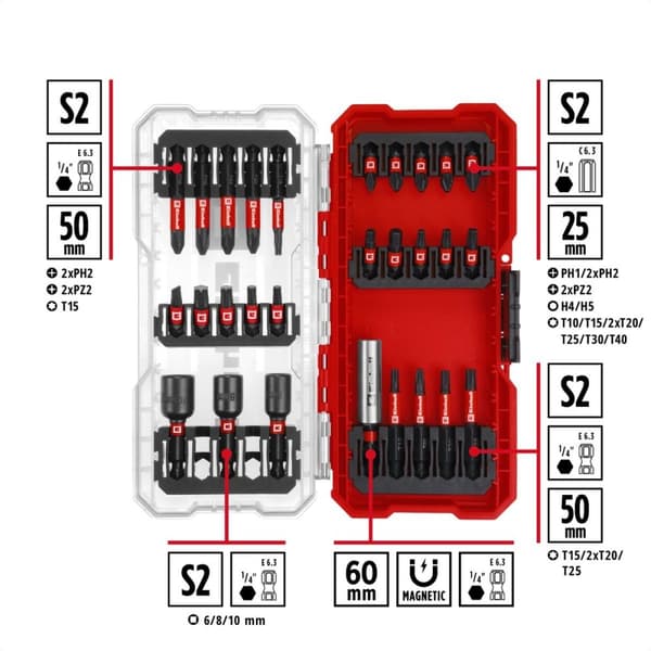 Einhell 108703 bitset 28-delar