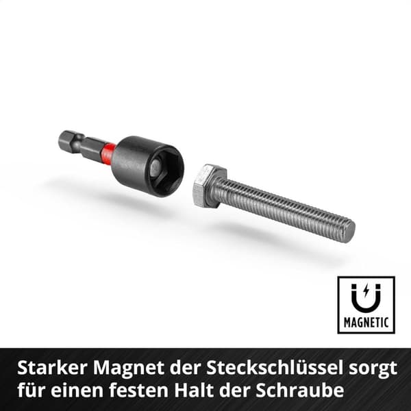 Einhell 108709 Topnøgle bit sæt 1/4 (6,3 mm) 18 stk.