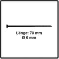 Miniatyrbild 6 av 6: Fischer 670484, Skruv, Trä, Allmänt, Pozidriv, TX30, ETA-19/0175, ETA-19/0175