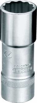 Miniatyrbillede 2 af 3: Gedore D 19 L 17 Fatninger lange 1/2' 12-sidet UD profil 17mm - 6140330