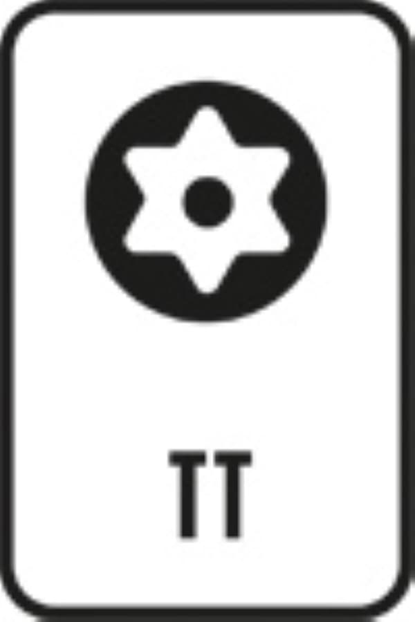 KWB torsionsbitssats - TT25, TT30 och TT40 - Längd 150 mm - Högt torsionsmotstånd - 123344