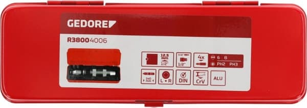 Gedore RØD 3301399 Slagskruetrækkersæt