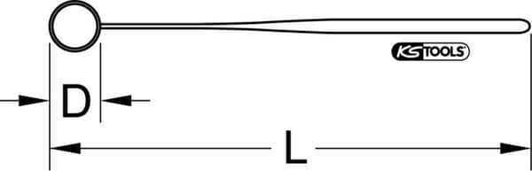 KS Tools 117.1630 inspektionsspegel