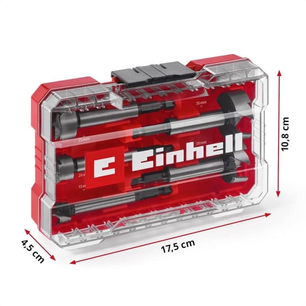 Einhell 706003 Forstner boresæt 15 mm, 20 mm, 25 mm, 30 mm, 35 mm 1 sæt