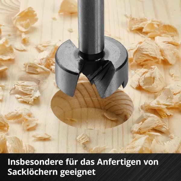 Einhell 706003 Forstner boresæt 15 mm, 20 mm, 25 mm, 30 mm, 35 mm 1 sæt