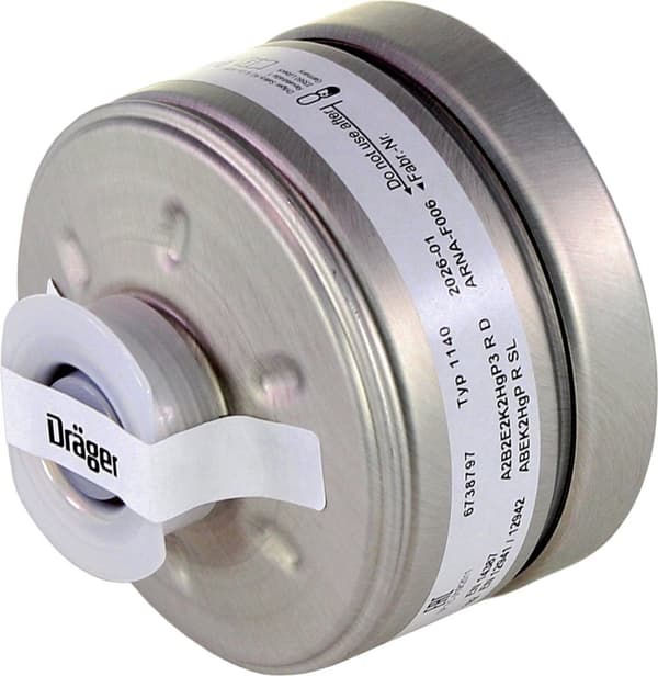 Dräger 1140 A2 B2 E2 K2 Hg P3RD kombinationsfilter