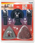 Miniatyrbild 6 av 6: KWB såg- och slipbladssats för multiverktyg - 17 delar - 708900