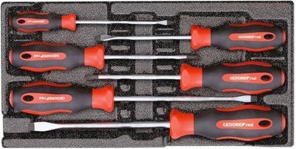 Gedore RED R22150013 6-delt skruetrækkersæt SL / - Philips