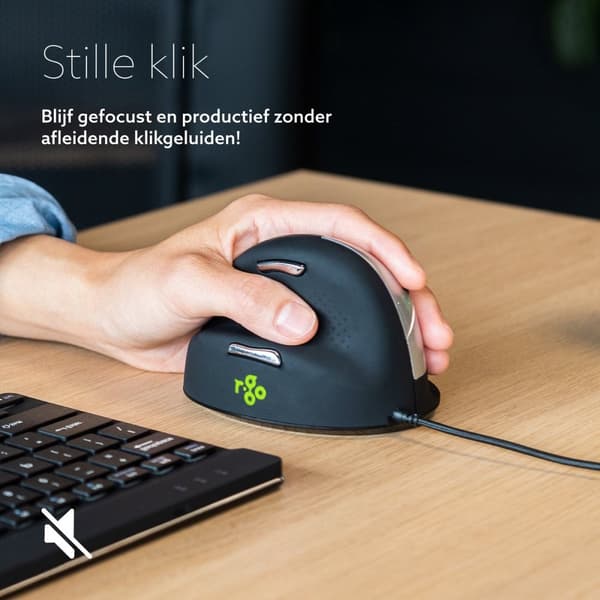 R-Go Tools HE Mouse Left Medium