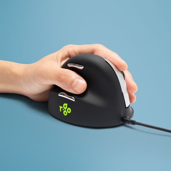 R-Go Tools HE Mouse Left Medium Svart