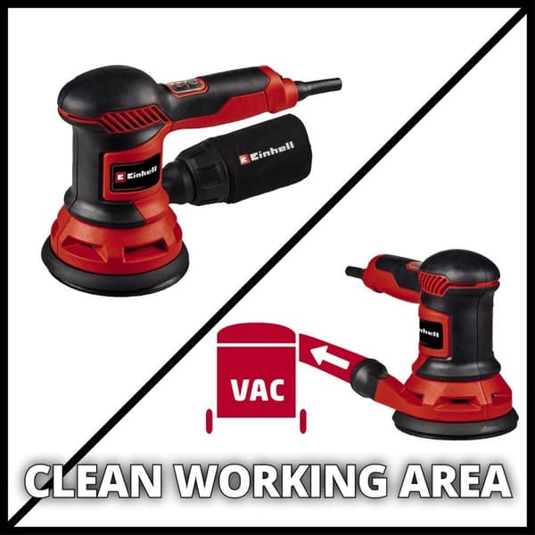 Einhell TC-RS 425 E 4462005 excentersliber med tilbehør 425 W Ø 125 mm (4462005)
