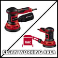 Miniatyrbillede 3 af 10: Einhell TC-RS 425 E 4462005 excentersliber med tilbehør 425 W Ø 125 mm (4462005)