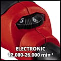 Miniatyrbillede 4 af 10: Einhell TC-RS 425 E 4462005 excentersliber med tilbehør 425 W Ø 125 mm (4462005)