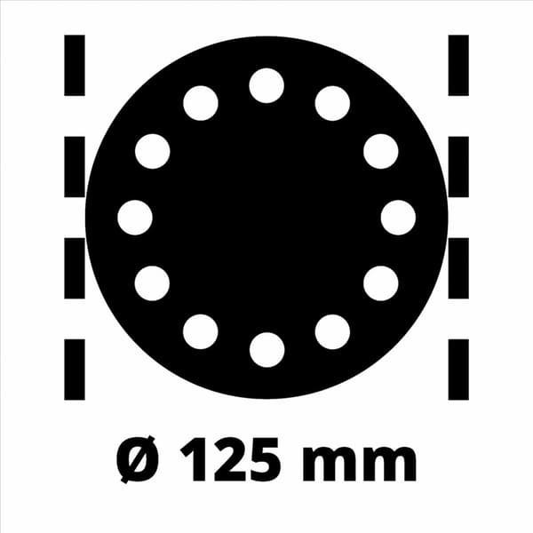 Einhell TC-RS 425 E 4462005 excentersliber med tilbehør 425 W Ø 125 mm (4462005)