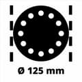 Miniatyrbillede 7 af 10: Einhell TC-RS 425 E 4462005 excentersliber med tilbehør 425 W Ø 125 mm (4462005)