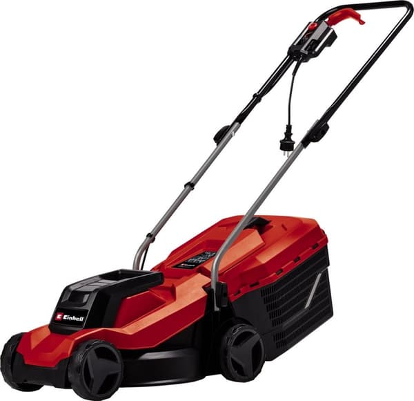 Einhell GC-EM 1000/32 elektrisk plæneklipper, justerbart håndtag, med klippehøjdejustering, 1000