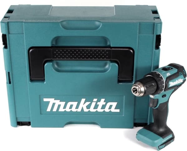 Makita DDF485ZJ 18V Li-Ion batteridrevet bore-/skruetrækkerhus i Mbox - børsteløs