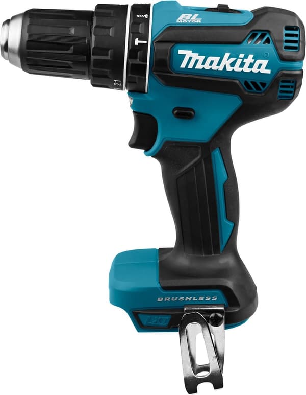 Makita DDF485ZJ 18V Li-Ion batteridrevet bore-/skruetrækkerhus i Mbox - børsteløs