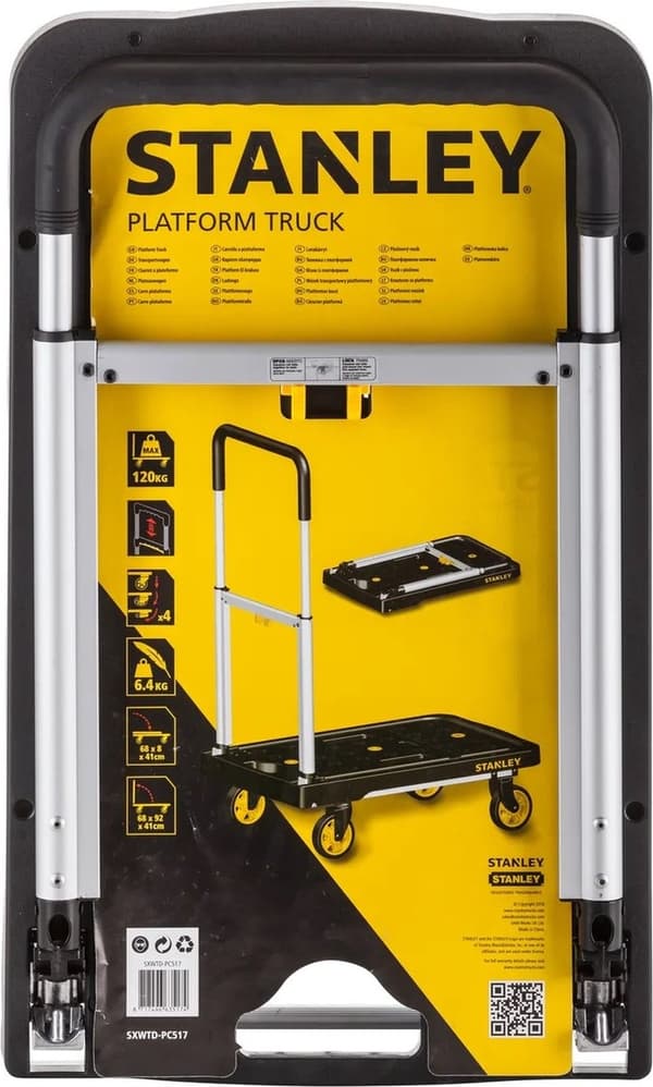 Stanley SXWT-PC517 83.500.38 vikbar plattformsvagns lastkapacitet (max.): 120 kg (83.500.38)