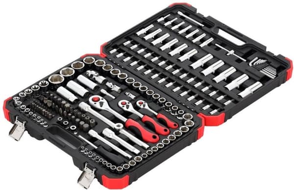 Gedore RED R45603172 3300058 Hylsnyckelsats 1/4, 3/8, 1/2 172 stycken