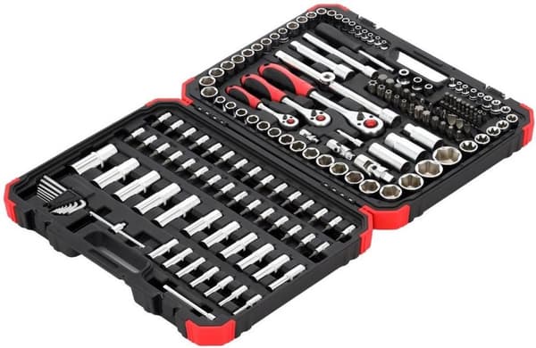 Gedore RED R45603172 3300058 Hylsnyckelsats 1/4, 3/8, 1/2 172 stycken