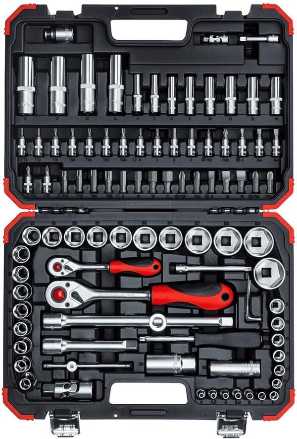 Gedore RÖD Hylsnyckelsats 1/4 1/2