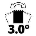 Miniatyrbild 6 av 11: Einhell TE-MG 350 EQ 4465155 multifunktionsverktyg med tillbehör, inklusive fodral 350 W (44
