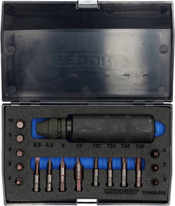 GEDORE Slagskruetrækkersæt 1/2" K 1900-018