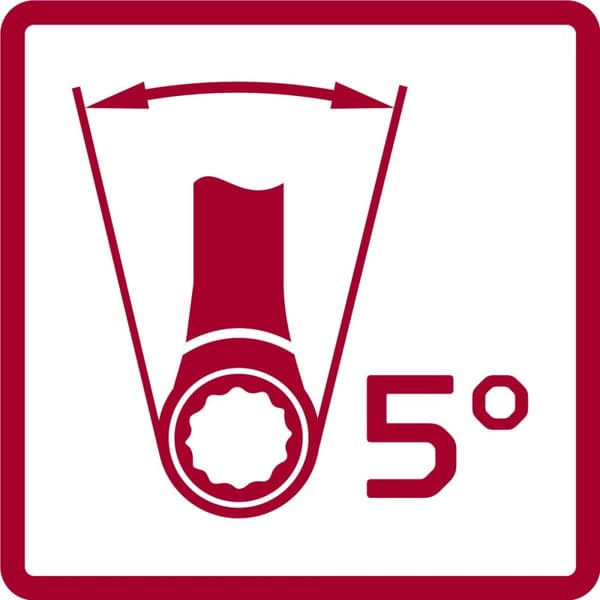 Gedore RED 3301702 R22150003 Ring skraldenøgle sæt
