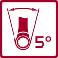 Miniatyrbillede 3 af 6: Gedore RED 3301702 R22150003 Ring skraldenøgle sæt