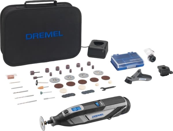 Dremel 8240-3/45 F0138240JF batteridrevet multifunktionsværktøj inkl. oplader, med tilbehør