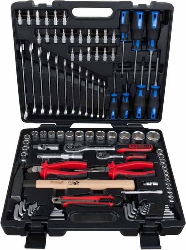 KS Tools Universal vasshylla set med dubbel och bits 97 stycken 917.0797