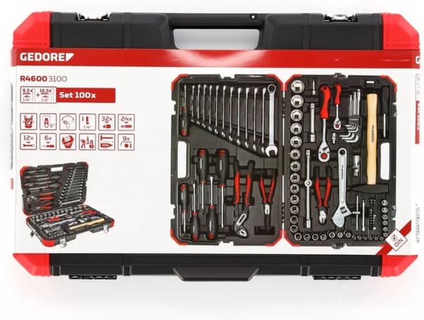Gedore RED R46003100 3300063 Topnøglesæt