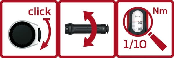 Gedore Rød Hjul monteringssæt 40-200 Nm Sort 11 stk