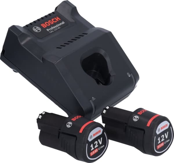 Akku vinkelboremaskine GWB 12-LI (2 x 2,0 Ah + lader AL 1130 CV)