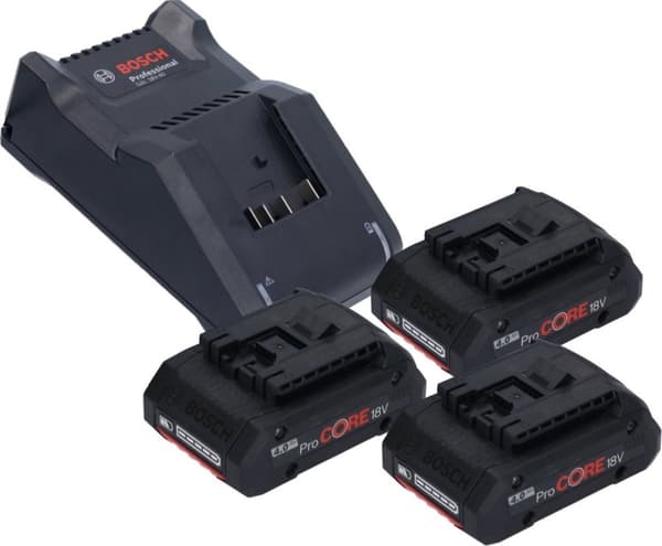 Bosch akku boremaskine GSR 18V-45 Professional 18Volt blå/sort 3x Li-Ion batteri (0615A5002N)