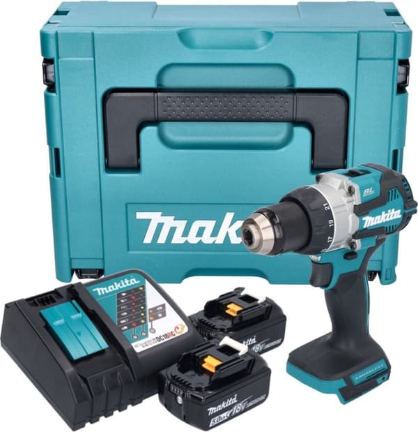 Makita DDF489RTJ Akku boremaskine 18V 5,0Ah i Mbox