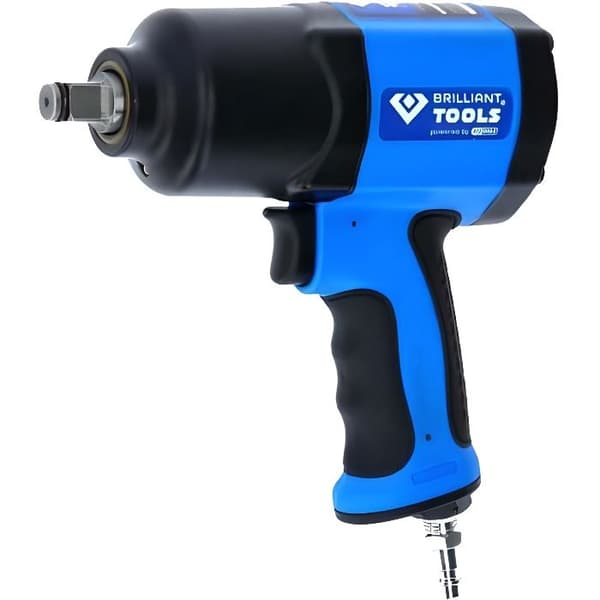 BRILJANTA VERKTYG 1800NM pneumatisk slagnyckel - 1/4" - 3/4" Square Drive - Professionell