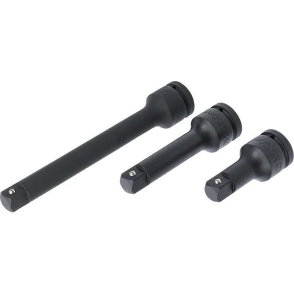Slagförlängningssats - BGS - 8840 - 3 delar - 100 mm, 150 mm, 250 mm - Krom-molybdenstål