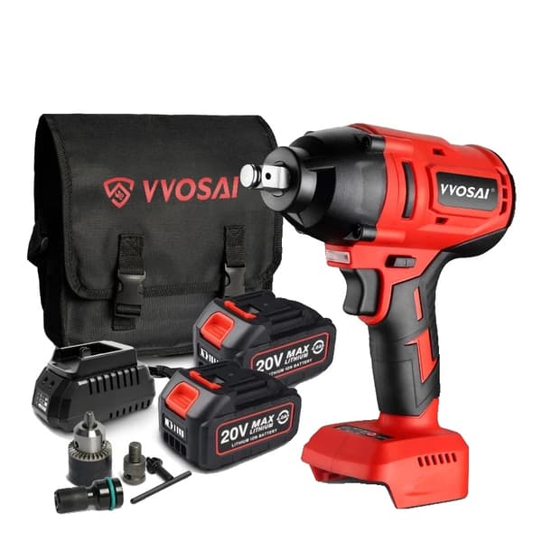 20V Elektrisk Slagnøgle, 600N.m Maks. Moment, 2800rpm Hastighed, Letvægtsdesign,20V WS-L10-B2P