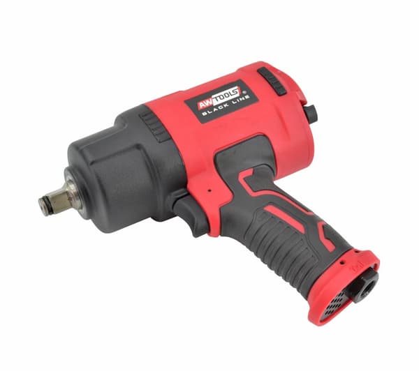 AWTOOLS PNEUMATISK SLAGSNØGLE 1/2" 1600Nm SORT LINIE